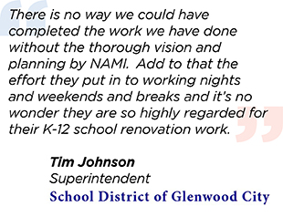 Tim Johnson Glenwood City Quote